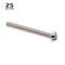 Prime-Line #8-32 x 1-1/2 in Slotted Round Machine Screw, 316 Stainless Steel, 25 PK 9003797 - alternate 3